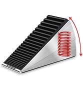 AIMAXINKE Strongest Adjustable Spring Loaded Large Door Stopper - Heavy Duty Tall Door Stop Wedge...