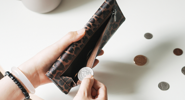slim wallet for women