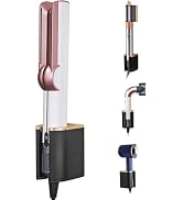 Curling Iron Holder Wall Mount, Premium Organizer for Dyson Airwrap Holder and Flat Iron Holder W...