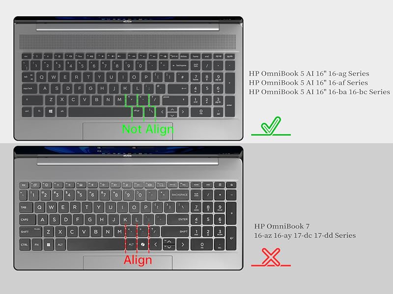 HP OmniBook 5 AI keyboard cover