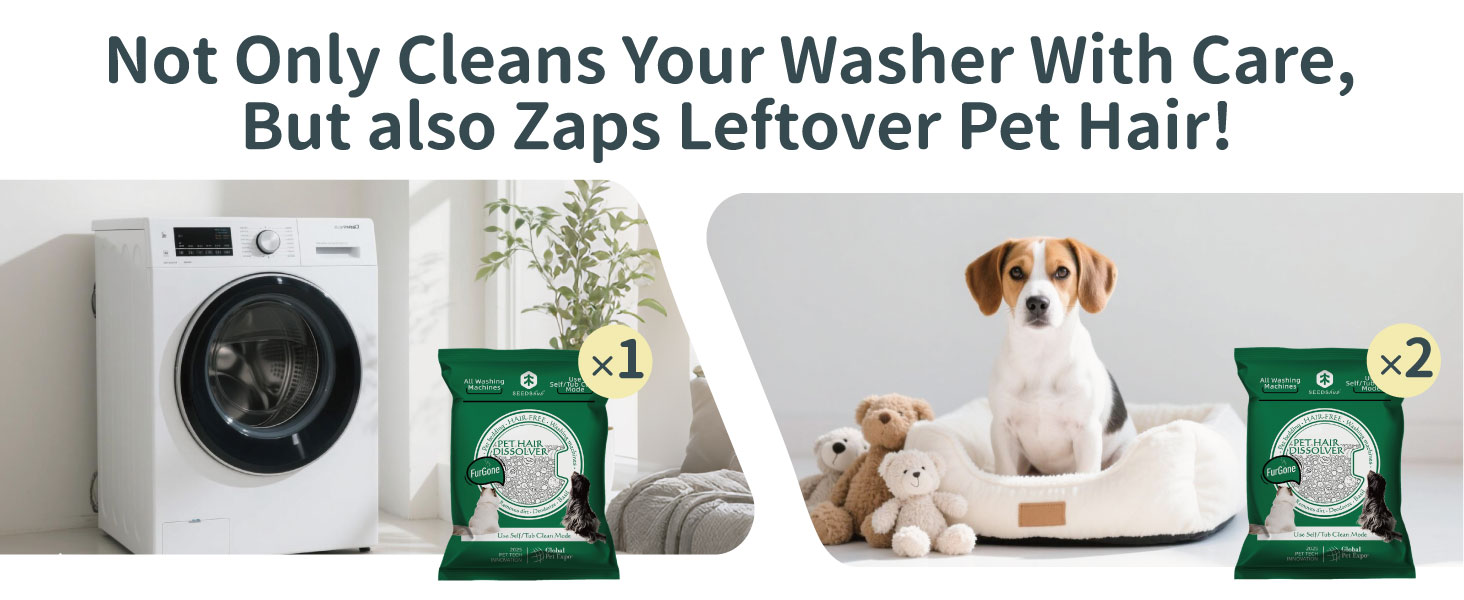 pet hair dissolver for washing machine