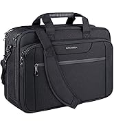 KROSER Laptop Bag Expandable Laptop Briefcase Fits Up to 17.3 Inch Laptop Water-Repellent Shoulde...