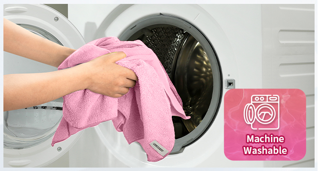 pink cleaning cloth