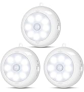 Reoshine Motion Sensor Light Indoor, LED Night Light Closet Lights, Under Cabinet Lights, AA Batt...