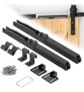 Barn Door Soft Close Hardware Kit,Barn Doors Buffer Damper Stopper is Suitable for Most Flat Trac...