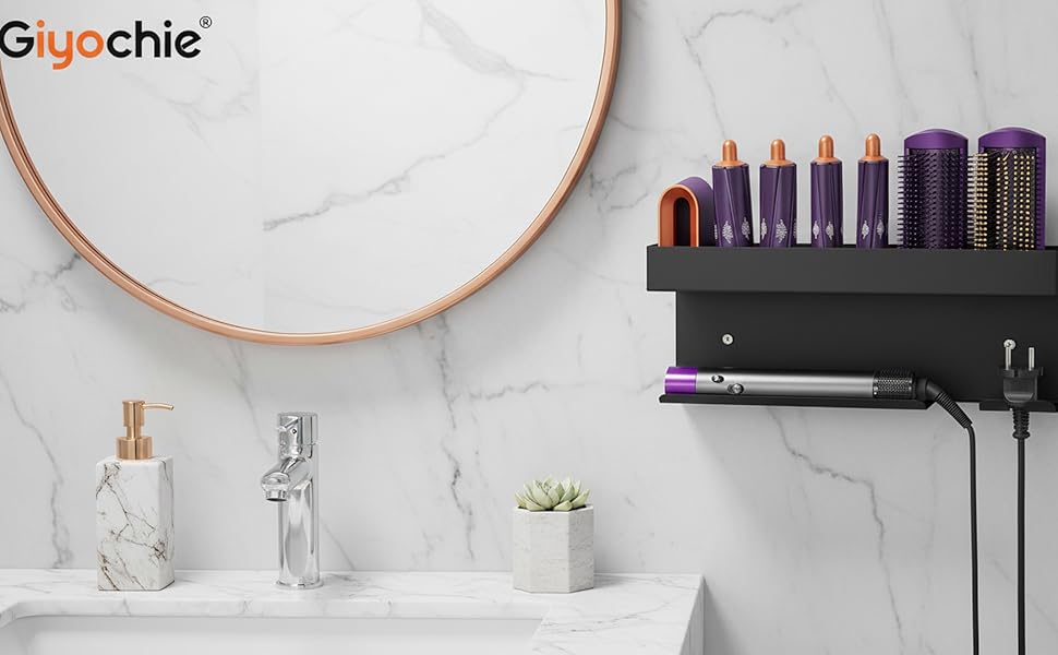 Hair Tool Organizer Wall Mount