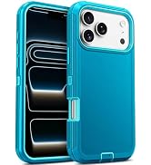 Jelanry Case for iPhone 17 Pro Max 5G 6.9-inch, Heavy Duty Rugged & Dual-Layer Shockproof Droppro...