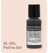 The Beadsmith XL Gel, Liver of Sulfur Extended Life Gel, 1 Fluid Ounce (29ml) Bottle, Apply a Pat...