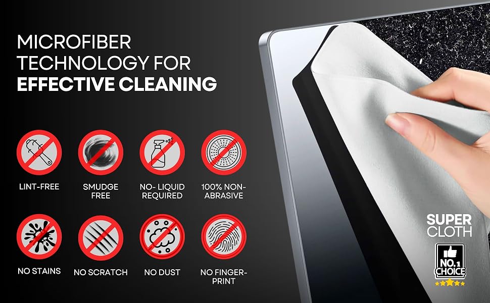 Super-Cloth Glasses Cleaning Cloths