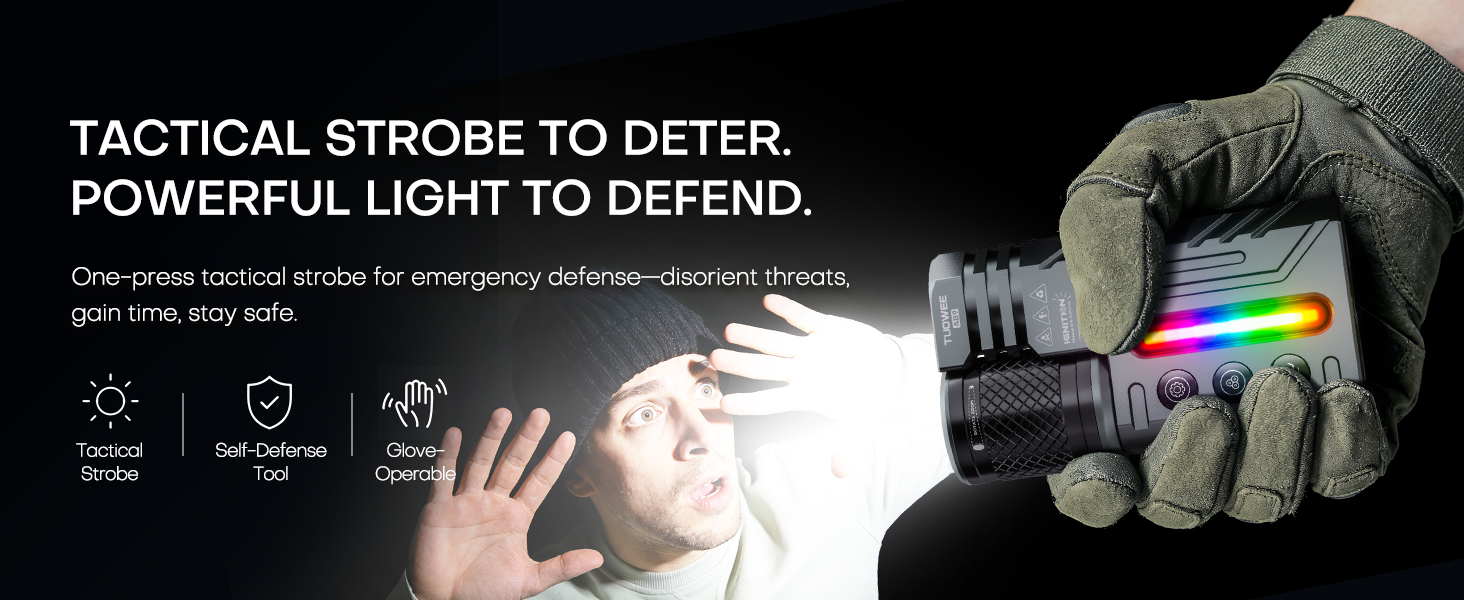 Strobe flashlight