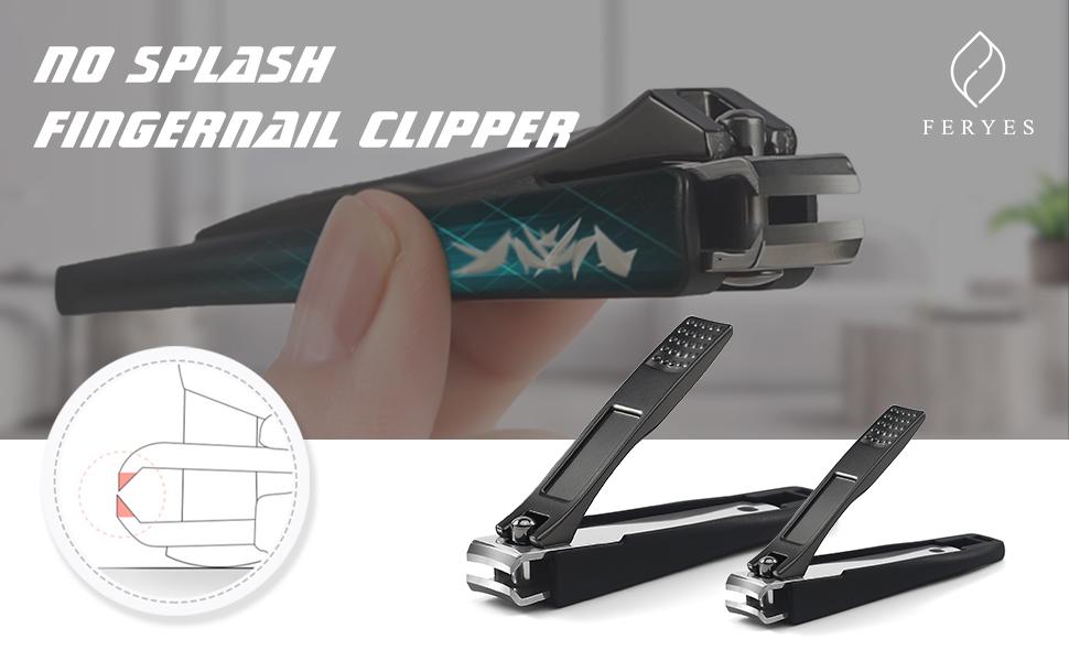 nail clipper with catcher no splash fingernail clipper toenail clippers