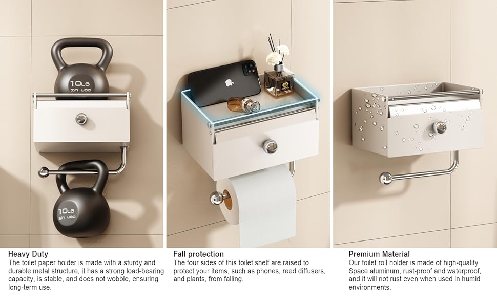 toilet paper holder wall mount
