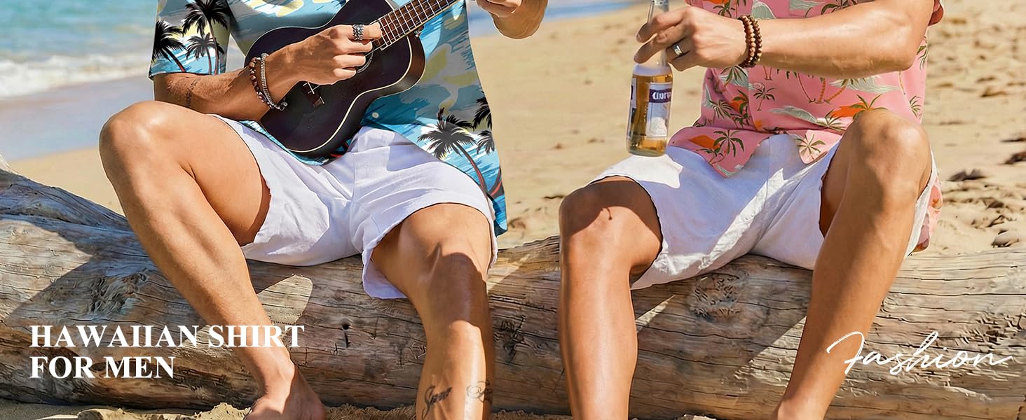 men summer beach shirt