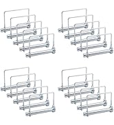 INCREWAY Wire Lock Pin,20PCS 10mm Carbon Steel Shaft Locking Pin Square Loop Wire Lock Pin for Tr...
