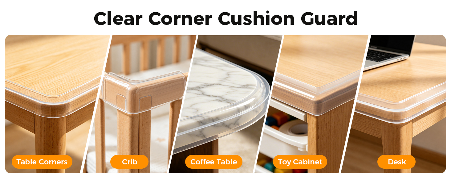 corner guards, furniture edge protector anti collision furniture tape clear edge guard