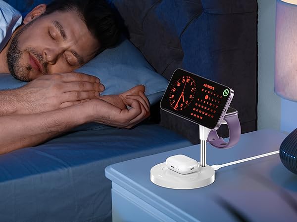 magsafe charger stand 3 in 1 charging station apple wireless multiple devices iphone watch airpods