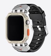 Fullmosa Bands Compatible with Apple Watch 44mm 45mm Series 9/8/7/6/5/4/SE3/SE2/SE, Rugged TPU iW...