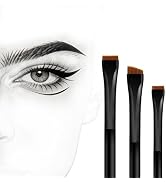 Ultra-Thin Eyebrow Brush Set - Raffaello 3Pcs Angled Precision Eyeliner Makeup Brushes, Cruelty-F...