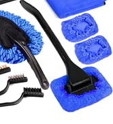 Viewsun 18PCS Car Cleaning Kit, Car Interior Detailing Kit with Blue High Power Handheld Vacuum, ...