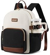 LOVEVOOK Upgrade Mini Backpack Purse for Women with Giant Tumbler Holder - Lightweight Small Back...