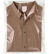 HUOJI 100 Count 10x14 self sealing Cellophane Bags, Resealable Clear Poly Bags for Clothes, Shirt...