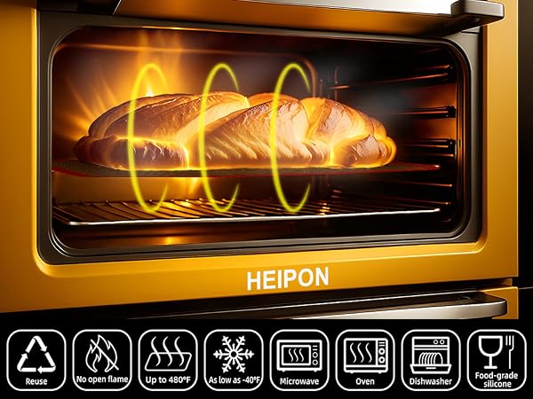 The perforated design enables rapid and uniform conduction of heat and steam flow.