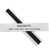 C-Line HOL-DEX Magnetic Shelf/Bin Label Holders, 1 x 6 Inches, 10 per Box (87227)