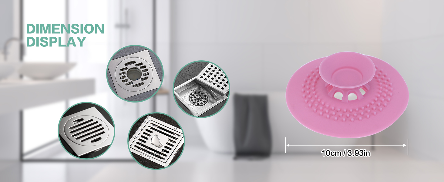 drain shower hair sink bathroom catcher cover bathtub stopper strainer tub kitchen accessories bath