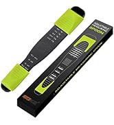 Performore Adjustable Measuring Spoon (Green, Black) with Double End Adjustable Scale, 9 Stalls A...