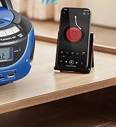 portable cd player boombox am fm radio with bluetooth