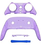 eXtremeRate Top Bottom Decorative Trim Shell Compatible with ps5 Edge Controller DIY Replacement ...