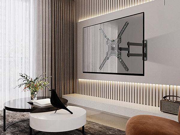 FULL MOTION CORNER WALL MOUNT TV BRACKET