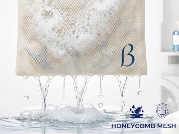 Baerely Honeycomb Mesh Laundry Bag for Delicates