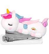 Cute Stapler, Mini Handheld Animal Stapler, Desktop Stitcher Portable Silicone Art Figurine Statu...