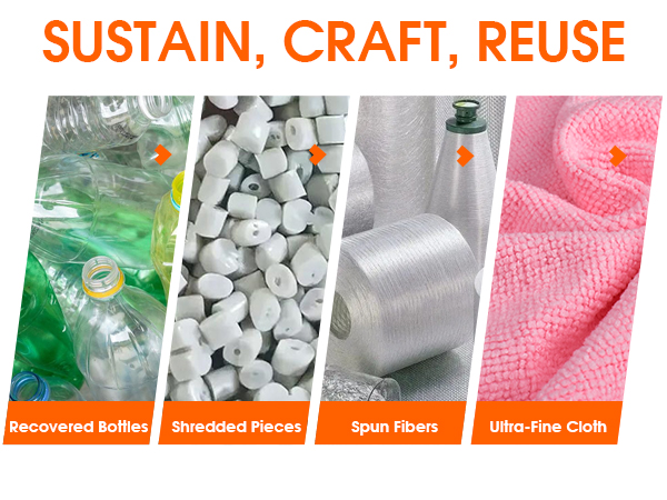large tear-away microfiber cleaning cloth roll