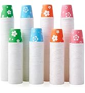 LITOPAK 800 Pack 3oz Disposable Bathroom Cups, Colorful Disposable Mouthwash Cups, Small Disposab...