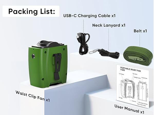 portable neck fan