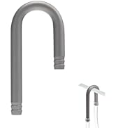 Aquarium U Shape Tube, 304 Stainless Steel Fish Tank U-Shape Connector for ID 4mm/0.16" Air Tubing