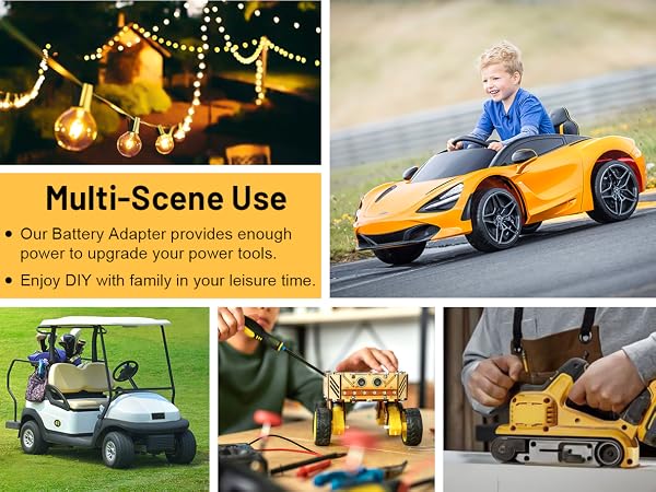 dewalt power wheels adapter