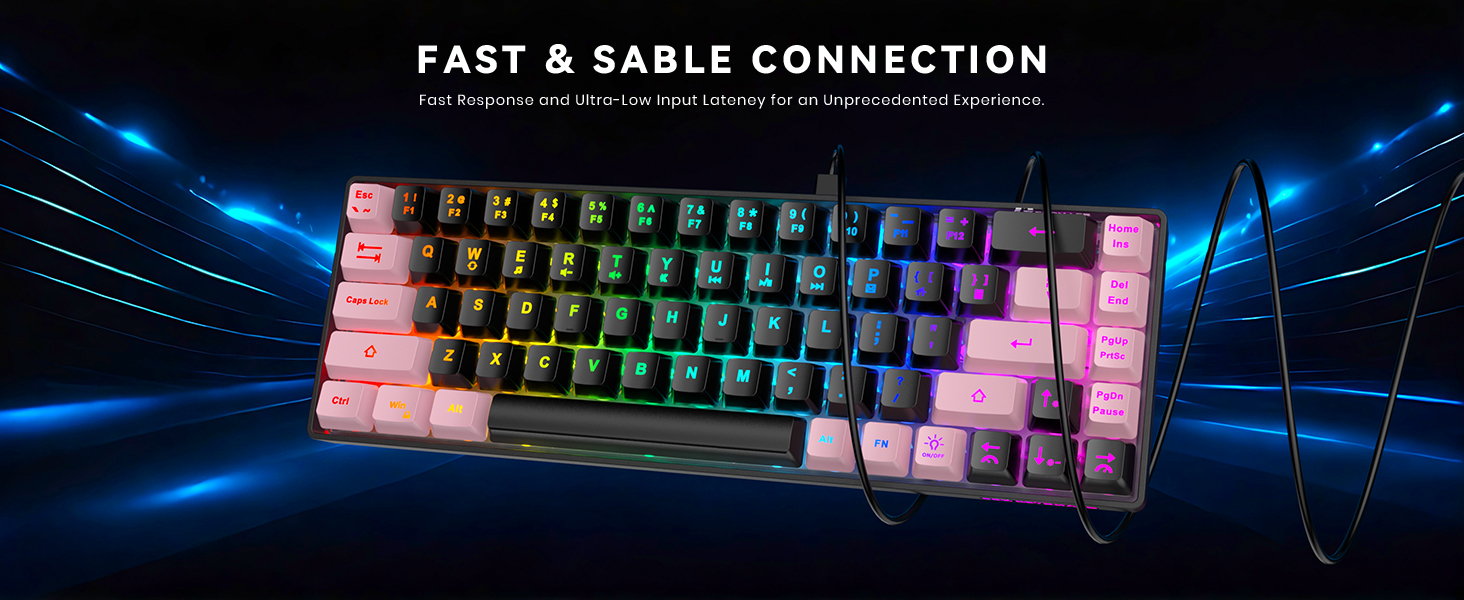 wired gaming keyboard