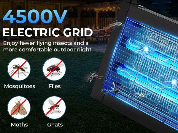 bug zapper outdoor 4500V High Voltage