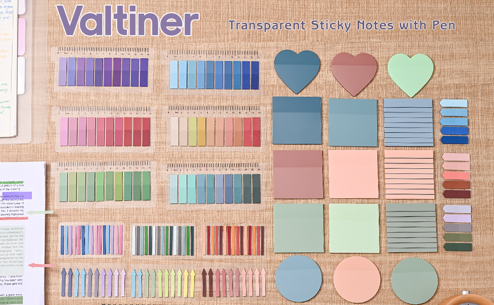 1450 Sheets Transparent Sticky Notes