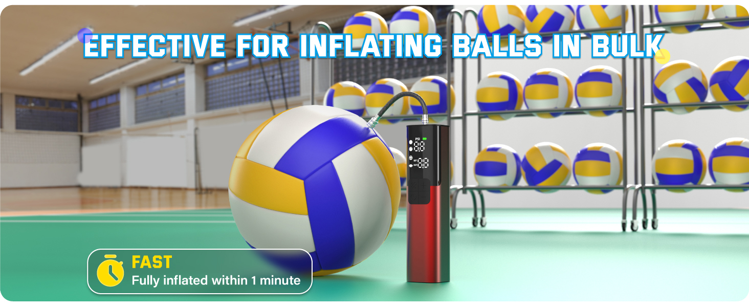 ball pump for sports balls
