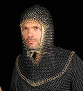 Chainmail Coif Medieval Knight