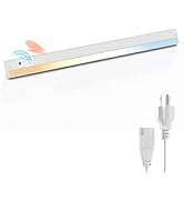 Ensenior 32 Inch Hand Wave LED Under Cabinet Lighting Plug in or Hardwired with Dimmable 5CCT CRI...