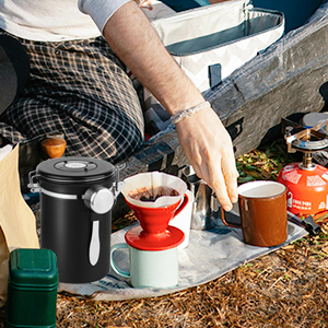 coffee container for ground coffee