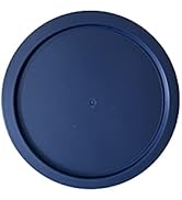 Replacement Lid for Pyrex 4" (Smallest Size) Storage Plastic Cover 1 Cup Bowl Dish 7202-PC Blue (...
