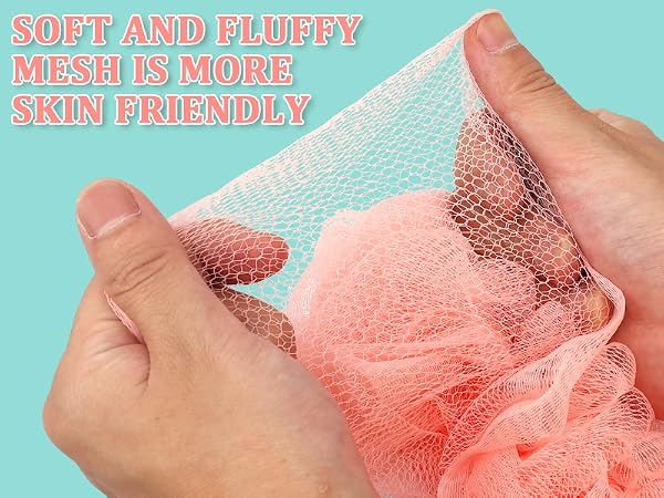 Back Scrubber for Shower Loofah with Long Handle