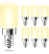 25W Equivalent LED Night Light Bulb, E12 Type B C7, 3000K Warm White, 6pcs | Mini 2W Light Bulb, ...
