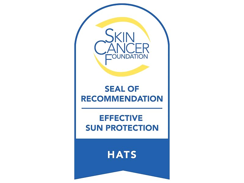 Skin Cancer Foundation Seal of Recommendation SwimZip Wide Brim and Neck Flap Hats UPF 50